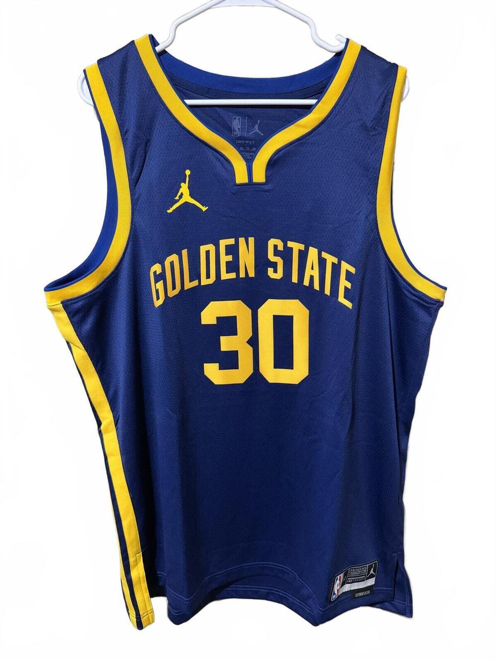Golden State Warriors Stephen Curry #30 NBA Basketball Jersey XL